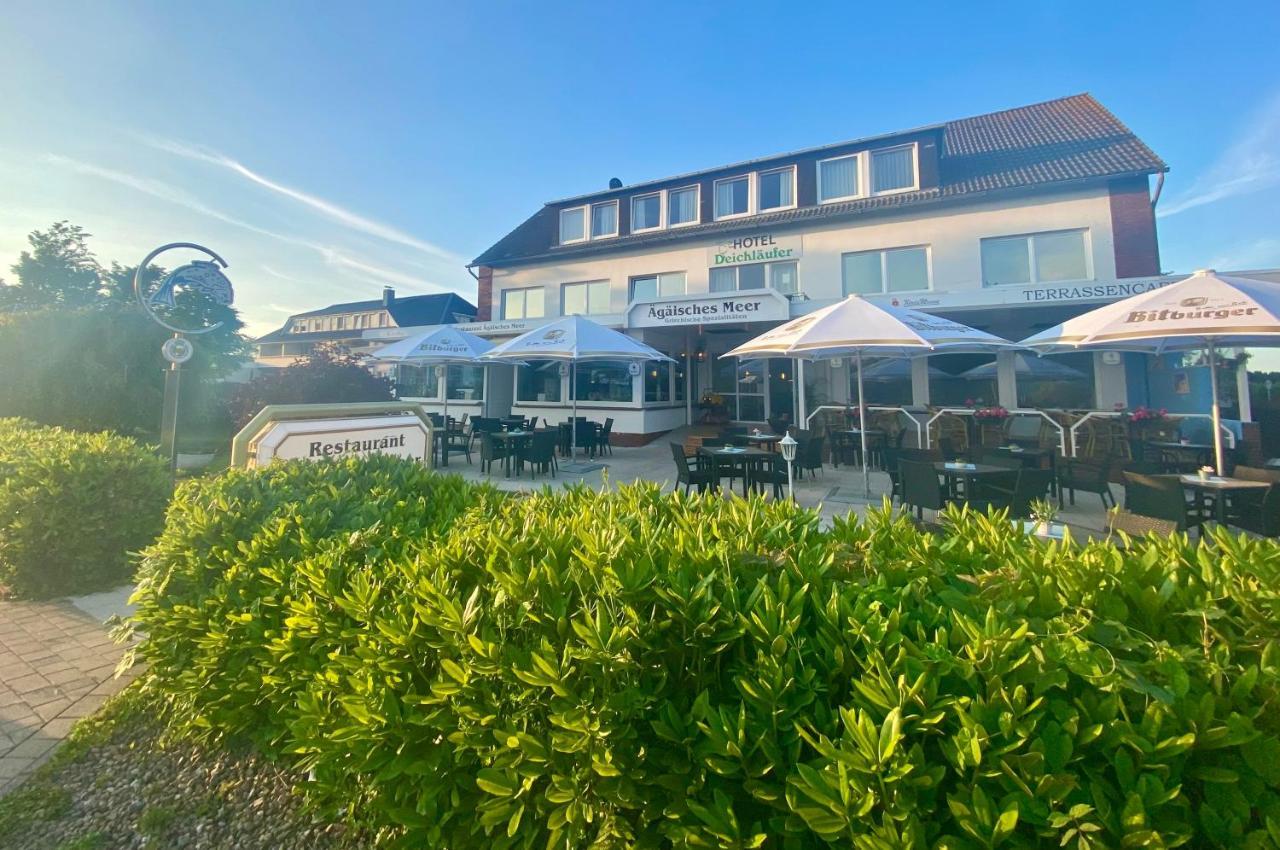 Strand Hotel Nordsee, Hotel Deichlaeufer Tossens Bagian luar foto
